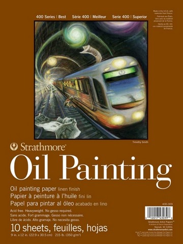 430309 Strathmore 400 Series Oil Painting Pads