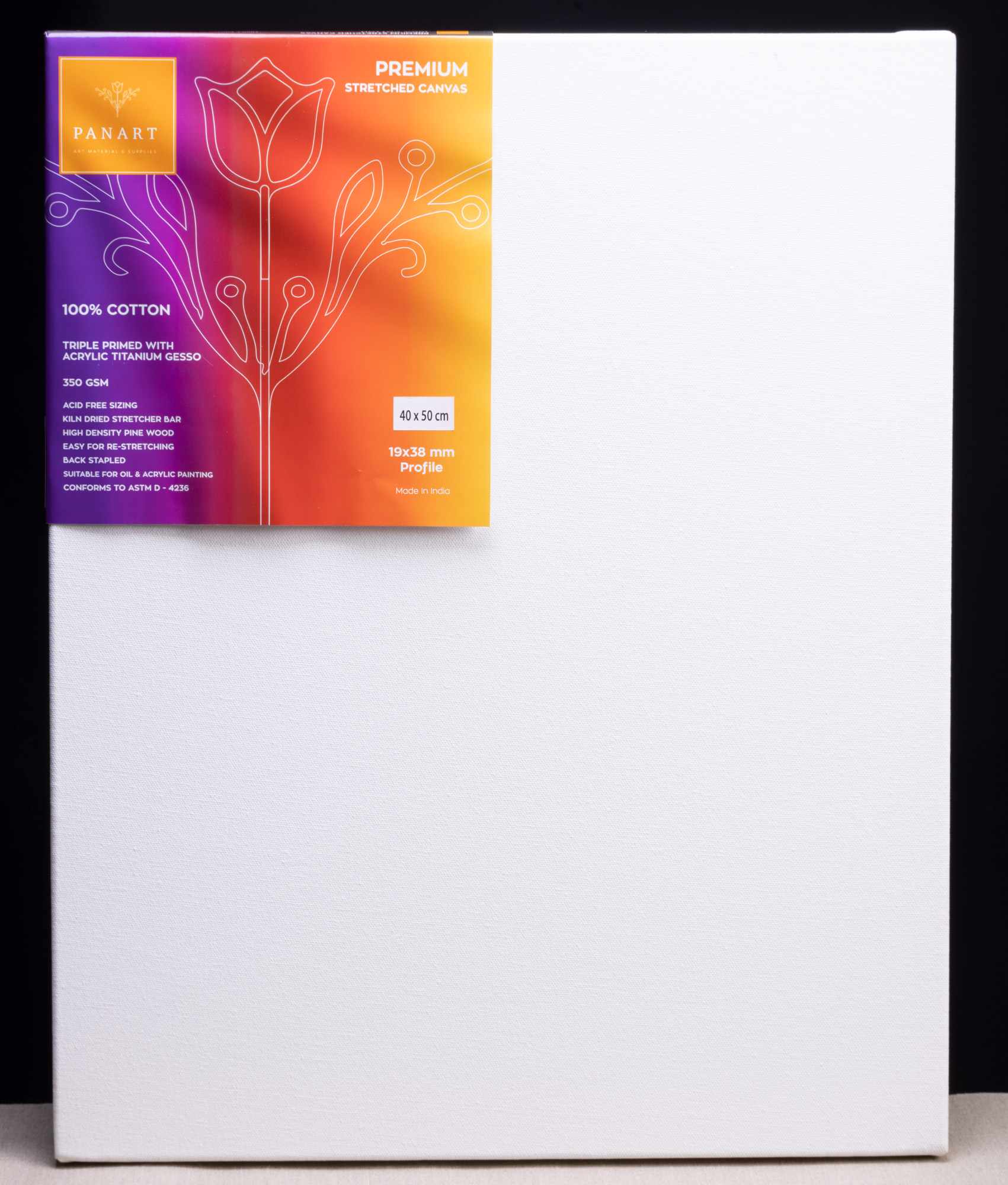 _S9A1506 PANART Machine stretched canvas 350g/m² with gesso primed cotton