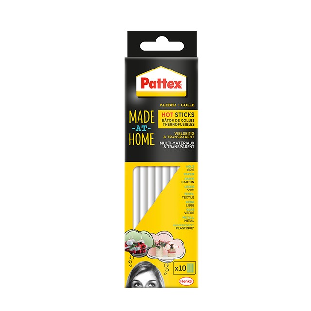 made-at-home-heissklebestick-pattex Pattex Heißklebesticks HOT STICKS 10er Pack