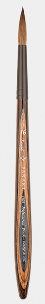 PANART brush with densified wood handle round 1103