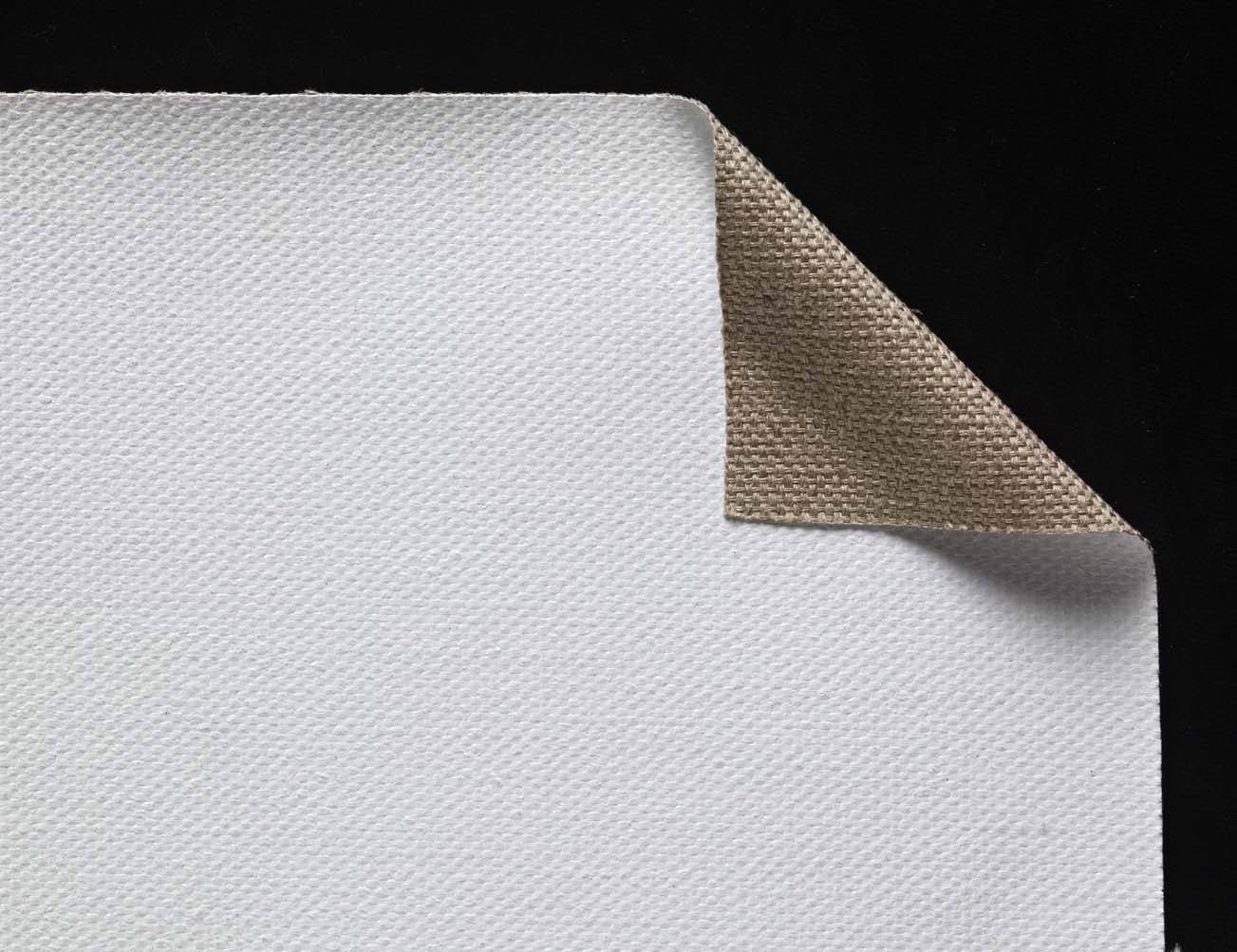 CLAESSENS 129 primed linen 522 g/m² white, 2.10 m width, coarse