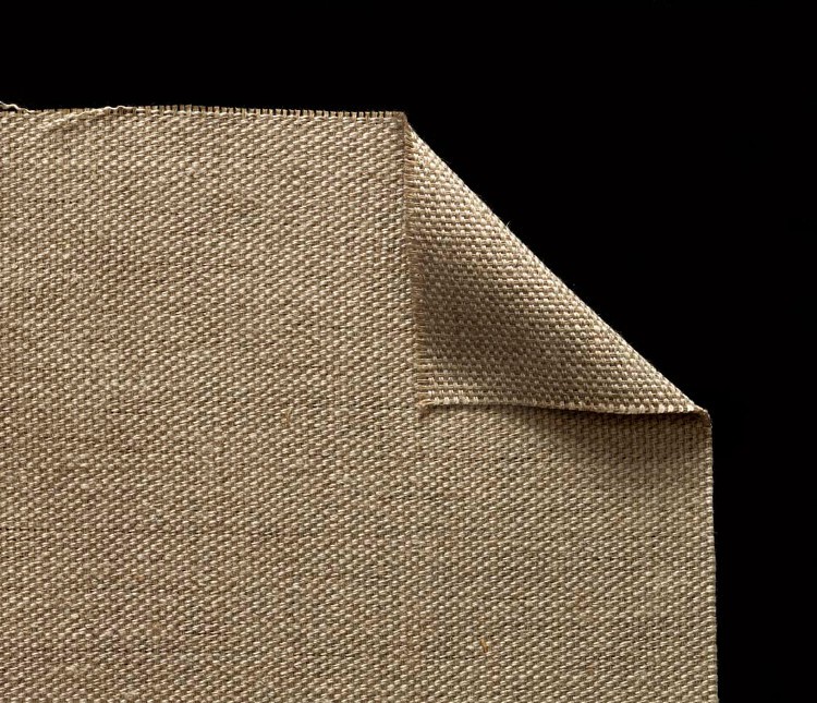 24671 CLAESSENS 068 unprimed linen 395 g/m², 2.10 m width, coarse