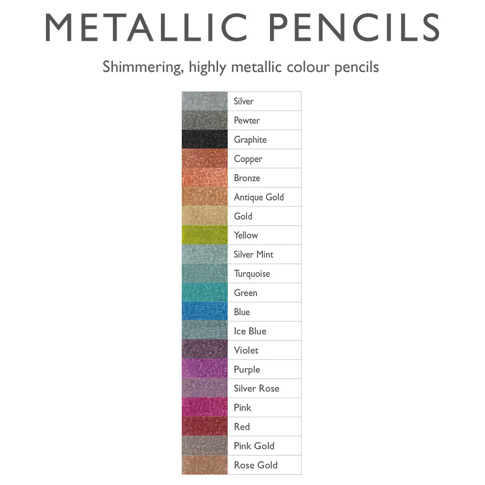 Derwent Metallic Pencils