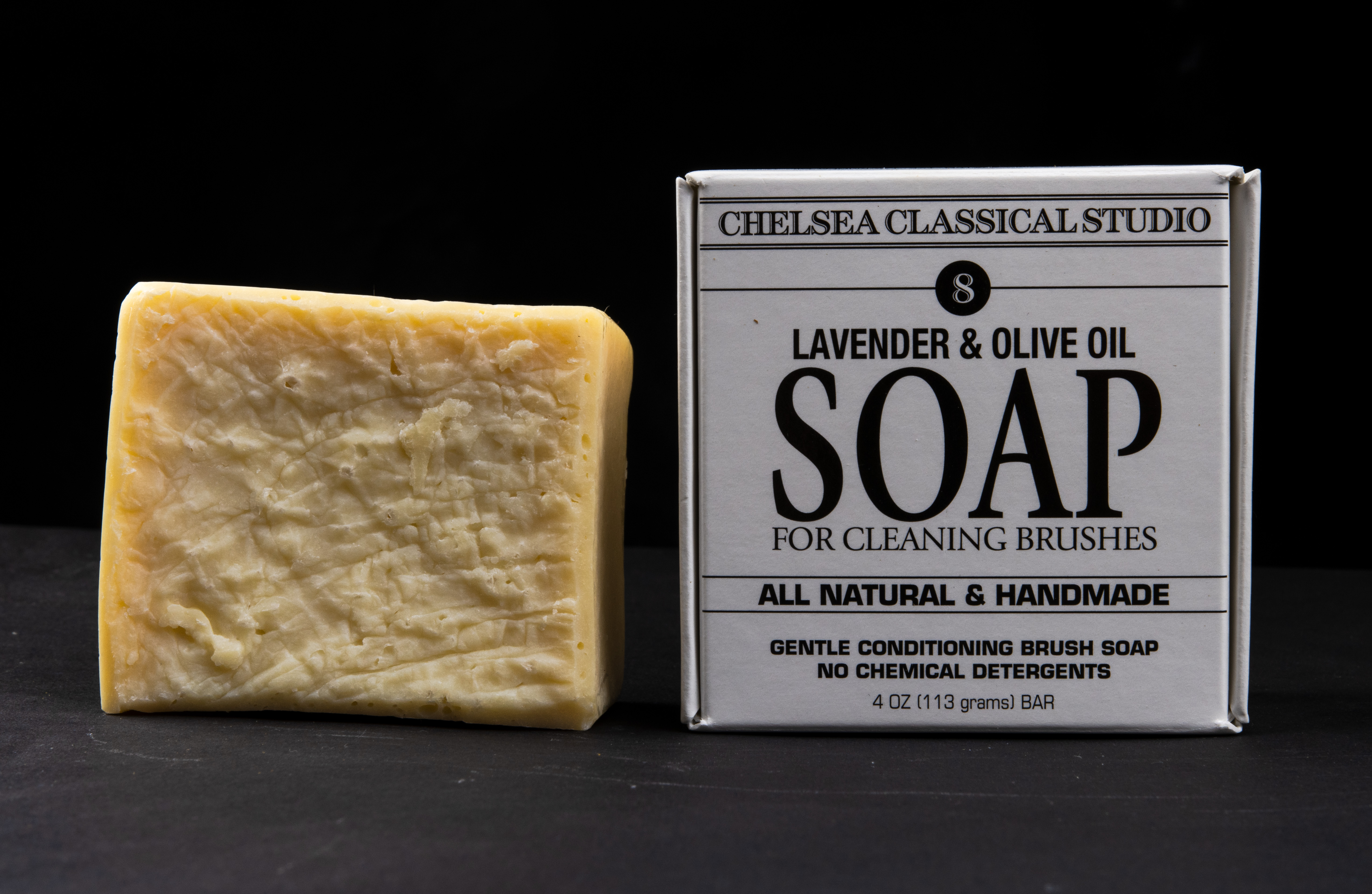 Chelsea Classical Studio Lavender & Olive Oil Brush Soap