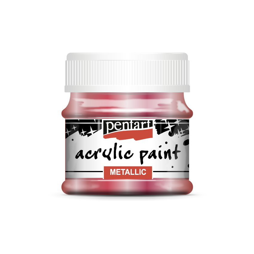 Pentart Acrylfarbe Metallic/Pearl 50ml