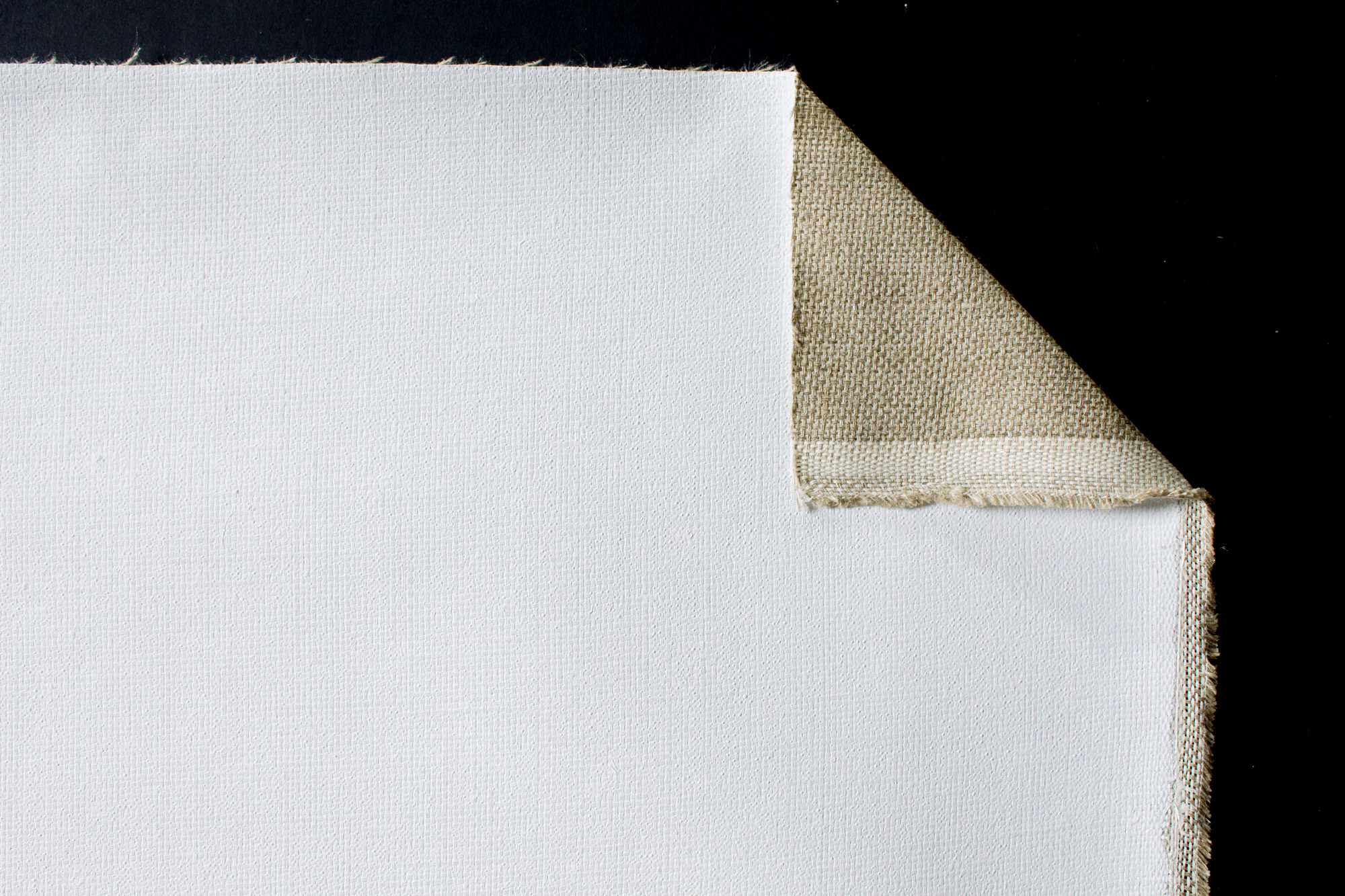 Caravaggio primed Linen 410 g/m² white, 2.10 m width, extra coarse, No. 64